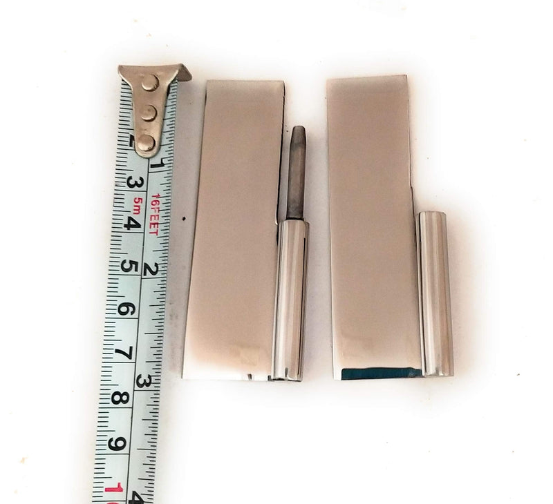 Ssiskcon 3 inch Weld on Hinge Lift Off Hinge Left Mirror Polished 32 Set of 2 Stainless Steel Hinges Pack 1