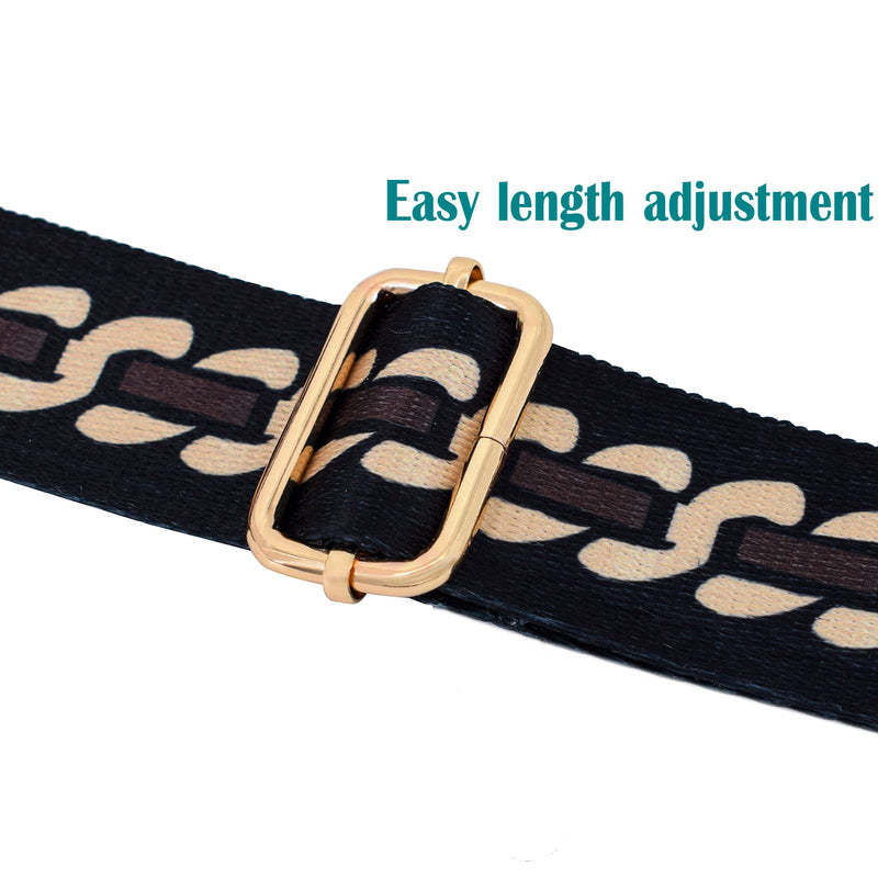 Strap Purse Crossbody Bag strap Replacement metal swivel hook shoulder strap Guitar strap for Crossbody Bag/luggag Alternant S