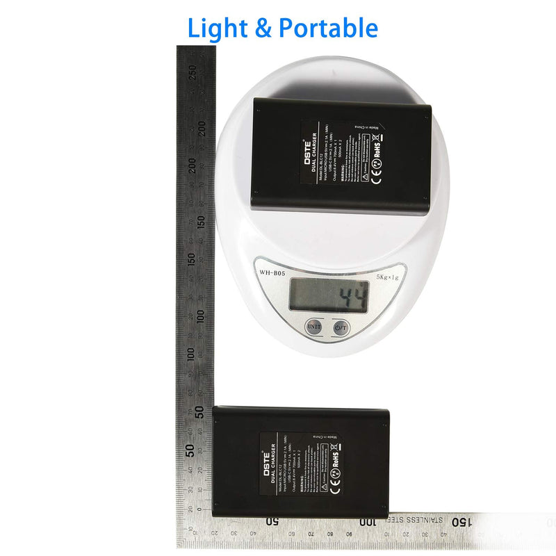 [AUSTRALIA] - DSTE Replacement for 2X DMW-BLC12 + Dual LCD Battery Charger Compatible Panasonic Lumix DMC-G5 DMC-G6 DMC-G7 DMC-GH2 DMC-GX8 DMC-FZ200 DC-G90 DC-G95 