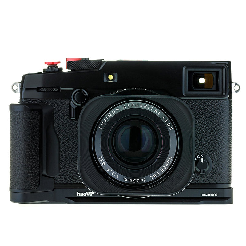 Haoge LH-X53 Bayonet Square Metal Lens Hood for Fujifilm Fuji Fujinon XF 35mm F1.4 R / XF35mmF1.4 R, XF 18mm F2 R / XF18mmF2 R, XF 60mm F2.4 R Macro / XF60mmF2.4 R Macro Lens