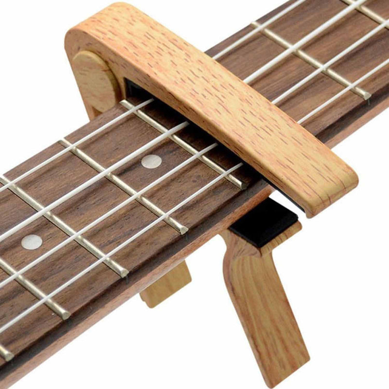 [AUSTRALIA] - WINGO Guitar Capo for Acoustic and Electric Guitar with 5 Picks, Burlywood Burlywood Color 
