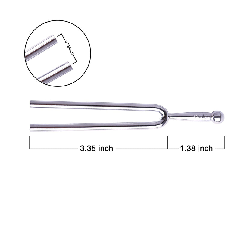 SUBANG Tuning Fork with Soft Shell Case, Standard A 440 Hz