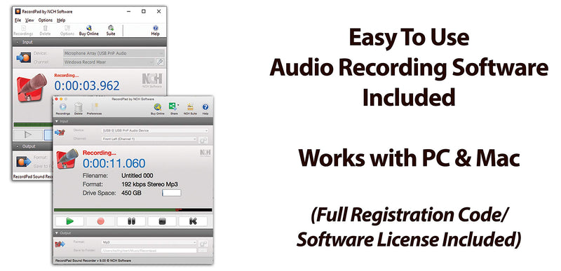 SoundBeast Cassette & Vinyl to MP3 Kit - USB Device, Software, Instructions, & Tech Support - Transfer Your Cassette Tapes & Vinyl Records to Digital MP3