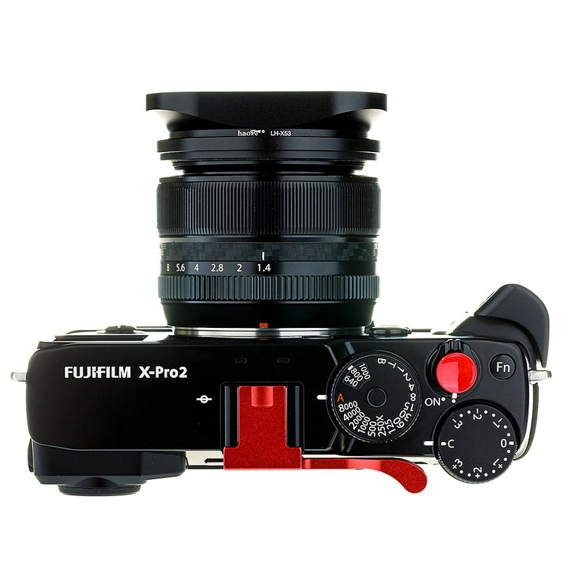 Haoge LH-X53 Bayonet Square Metal Lens Hood for Fujifilm Fuji Fujinon XF 35mm F1.4 R / XF35mmF1.4 R, XF 18mm F2 R / XF18mmF2 R, XF 60mm F2.4 R Macro / XF60mmF2.4 R Macro Lens