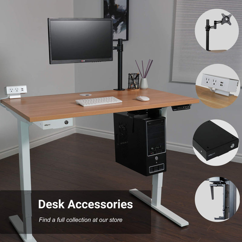 Standing Desk Grommet 3.10" Diameter - Round Metal Wire Organizer - Cable Management for Computer Office Desk White
