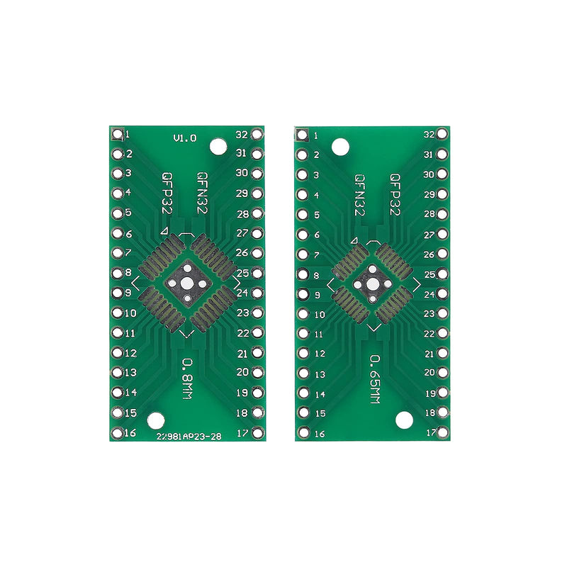 ALAMSCN 51PCS 12 Types SMD to DIP Adapter PCB Proto Board Plate Converter SOP SOT 0402/0603/0805 TQFP QFN + 40PCS 2.54mm Male 40 Pin Header