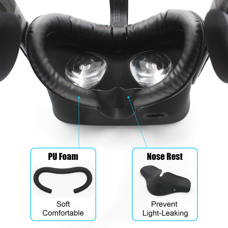 AMVR VR Facial Interface & Foam Cover Pad Replacement Comfort Set for Oculus Rift ( Only Work for Rift CV1)