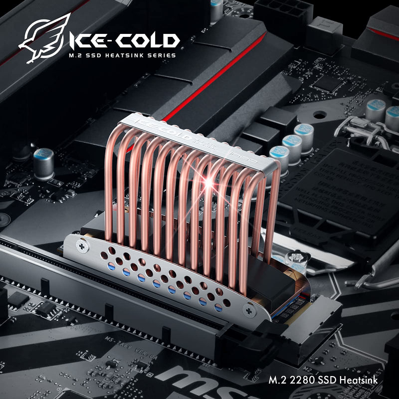 ineo M.2 2280 SSD Pure Cooper Heatsink [M12]