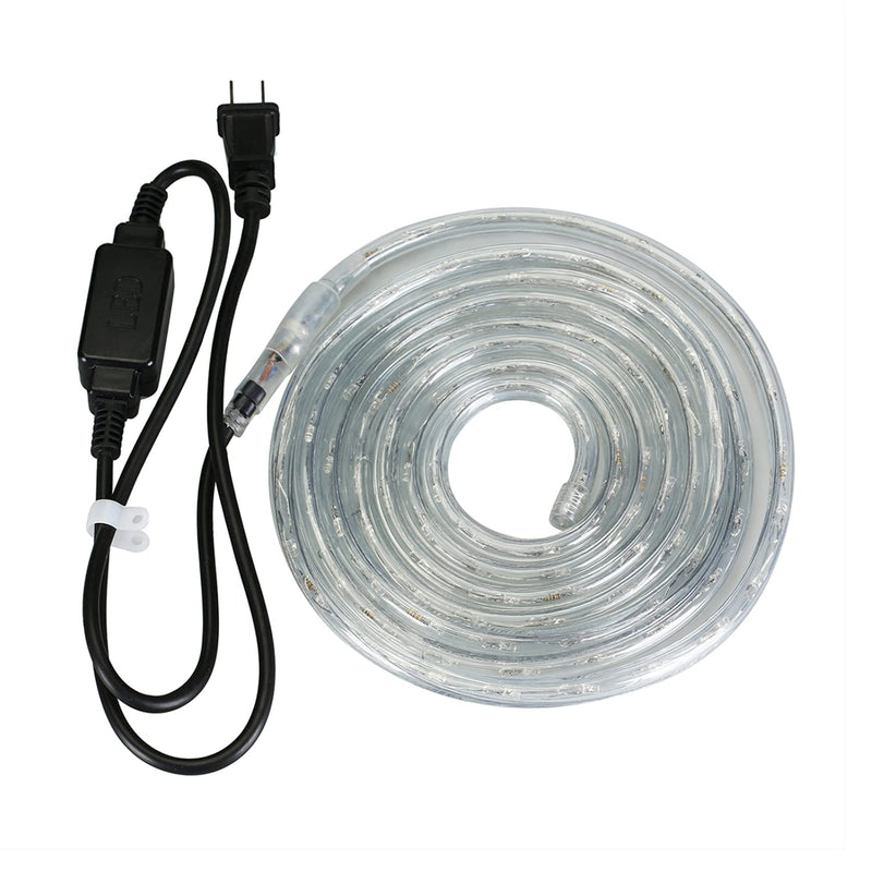 Tuanchuanrp 10Ft LED Rope Lights,LED Strip Lights Waterproof for Indoor/Outdoor,Eaves,Backyards Garden,Bedroom,Party,Decorative Lighting(Cold White) Cold White