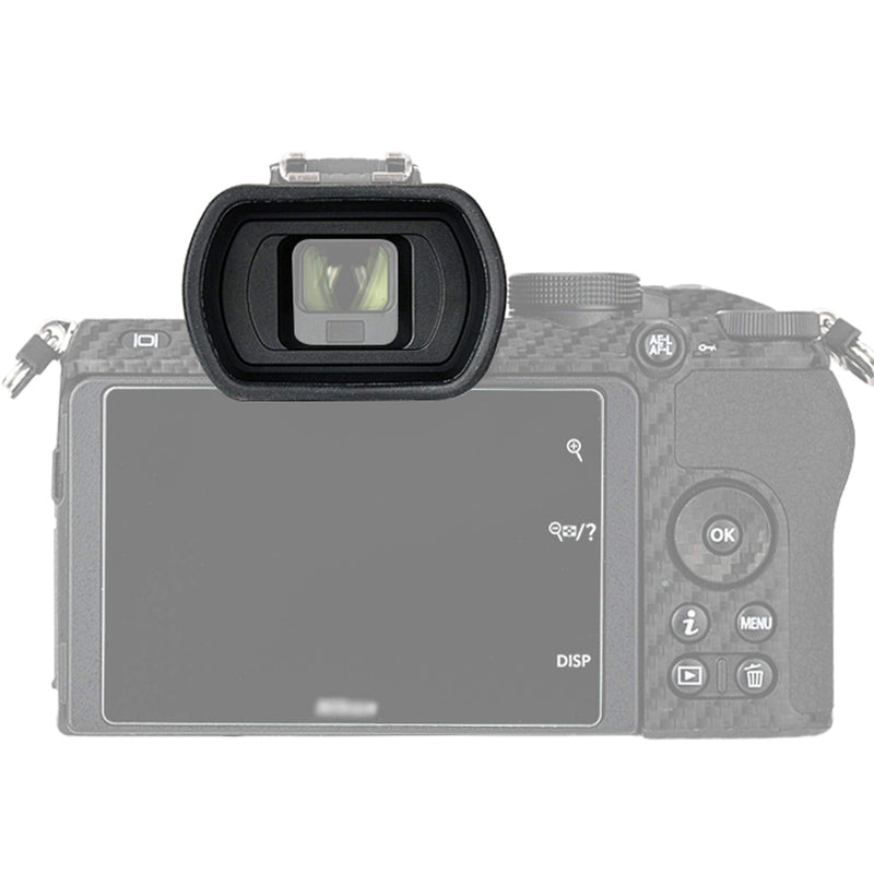 JJC KIWIFOTOS Ergonomic Long Camera Eyecup for Nikon Z50, Nikon Z50 Eye Cup, Z50 Eye Piece viewfinder, Replaces Nikon DK-30 Eyecup, Soft Silicone, 49.9X33.1X21.9mm for Z50