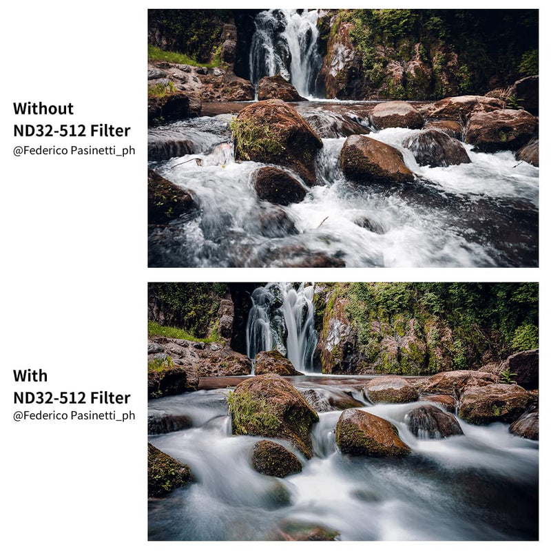 [AUSTRALIA] - K&F Concept 52mm Variable ND Filter ND32-ND512 (5-9 Stops) HD Neutral Density Lens Filter with 28 Multi-Layer Coatings Hydrophobic/Scratch Resistant for Camera Lens 