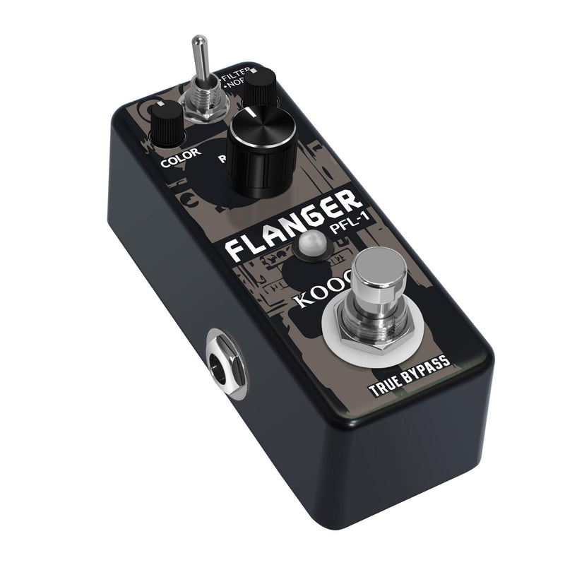 [AUSTRALIA] - Koogo Guitar Flanger Vintage Pedal Classic Analog Effect Pedals Filter & Normal Best Retro Sound Effector … 