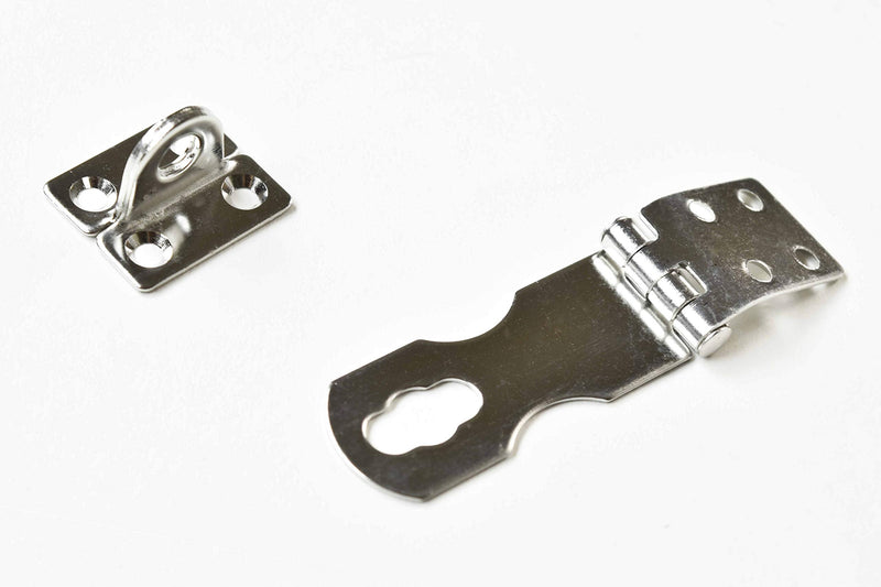 MARINE CITY Stainless-Steel Marine Safety Hasp with Fixed Plate 2-3/4 Inches