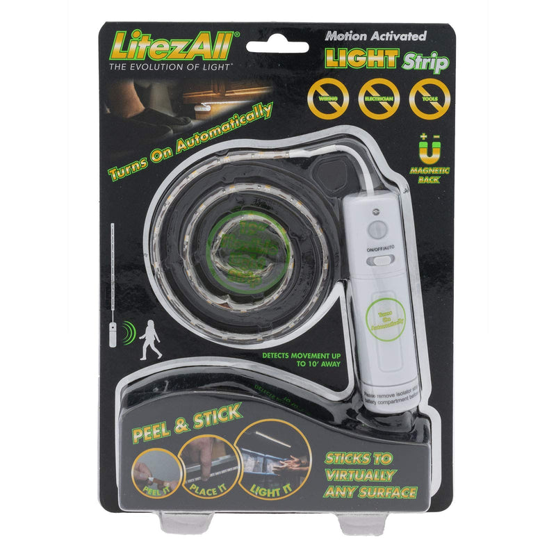 [AUSTRALIA] - LitezAll Motion Activated LED Tape Light - Peel it, Place it, Light it - Sticks virtually Anywhere - Magnetic Back 