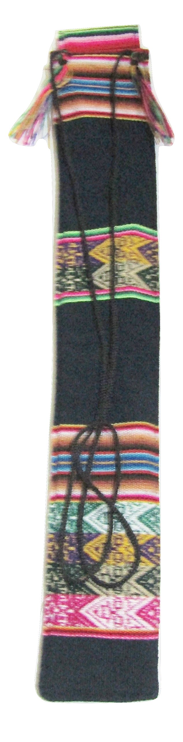 Colorful Standard Size 17" X 2.5" Quena Flute Case Woven Bag (Multi) Multi