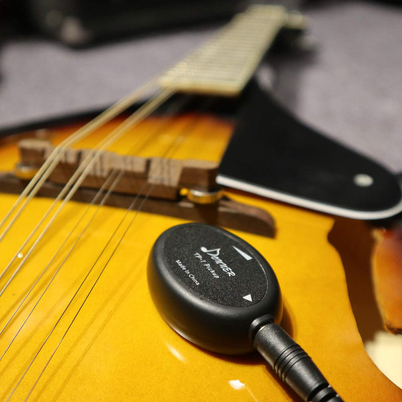 Donner Acoustic Guitar Pickup Transducer TP-1 Self-adhesive Piezo Pickup Contact Mic For Guitar Ukulele Violin Mandolin Banjo Cello Kalimba Drum