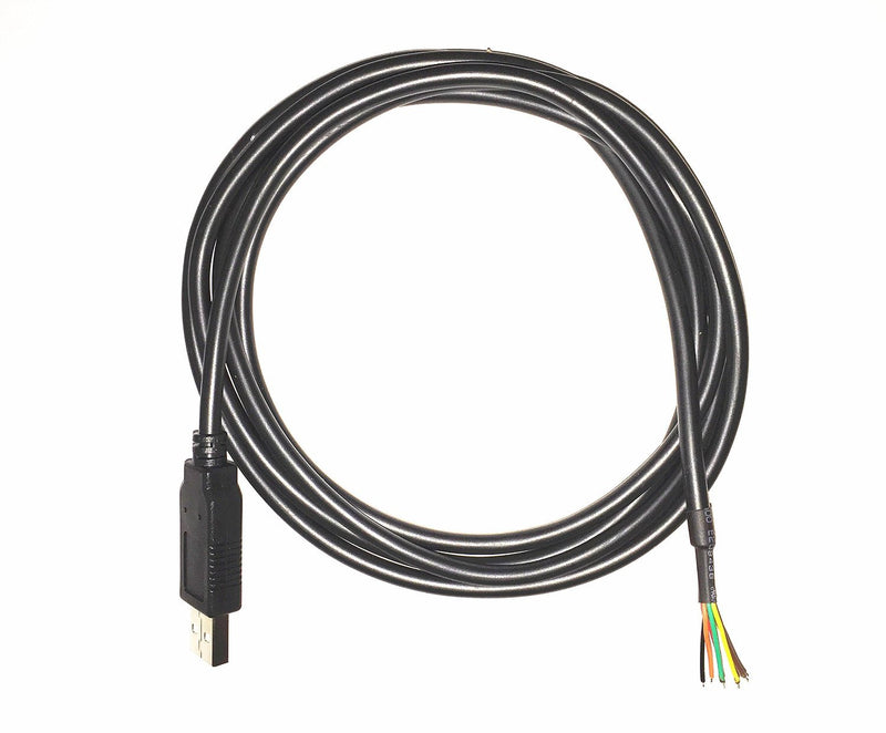 EZSync FTDI chip USB to 3.3v TTL UART Serial Cable, Wire end, 1.5m, TTL-232R-3V3-WE Compatible, EZsync006