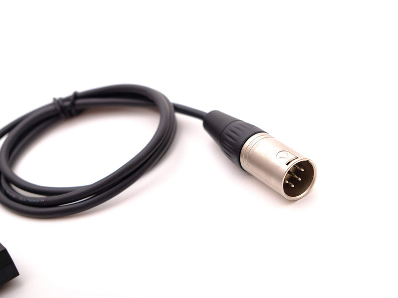 4pin XLR Male to D-Tap Female Power Cable for Anton Gold Mount V-Mount Battery
