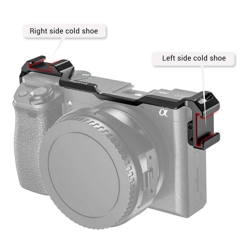 SMALLRIG Cold Shoe Adapter Relocation Plate for Sony A6100/A6300/A6400/A6500 - BUC2334