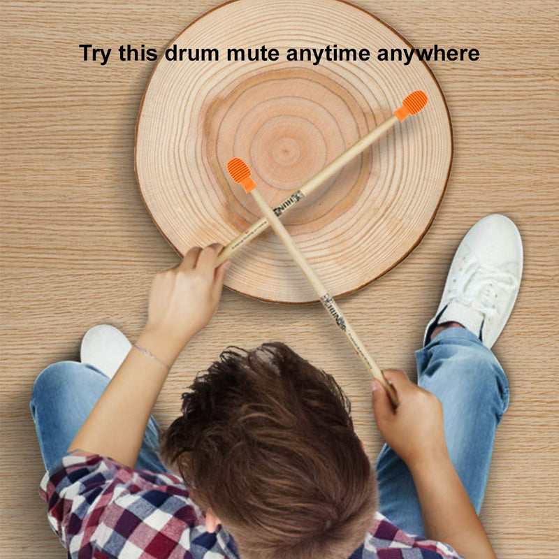 Drum Mute, Portable Drum Practice Pad Silicone, AUPHY