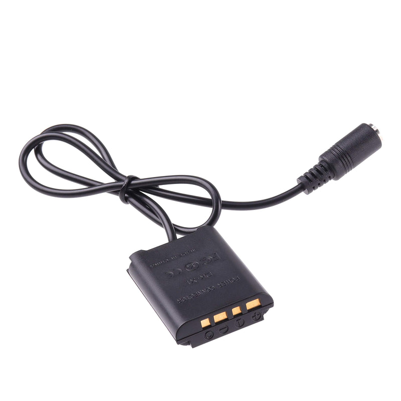 FocusFoto DK-X1 DC Coupler NP-BX1 Decoded Dummy Battery + 5V 2A USB Power Bank Cable for Sony Cybershot DSC-RX1R RX100 II III IV V VI HX50 HX90 HX300 WX300 WX350 WX500 ZV1