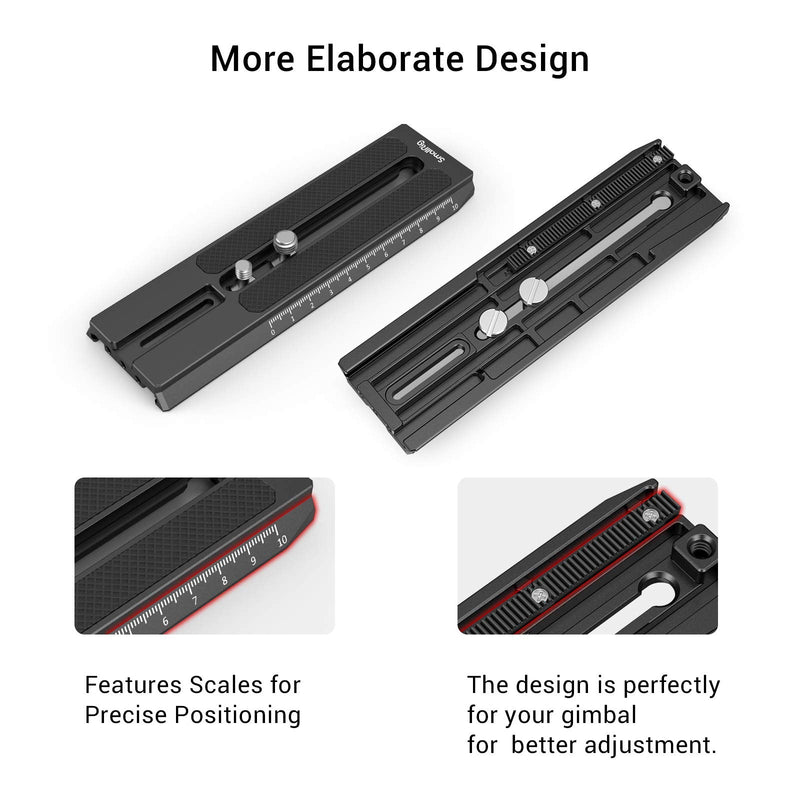 SMALLRIG Camera Extended Quick Release Plate Adapter Only for DJI RS 2 / RS2 Gimbal - 3031