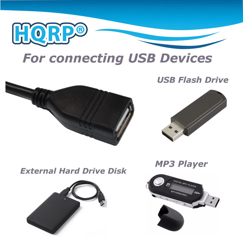 [AUSTRALIA] - HQRP MDI MMI/USB Cable Adapter fits VW Volkswagen Golf MK6 / GTI MK6 / Jetta Sportwagen MK6 2010 2011 2012 2013 2014, Media Interface Adapter 