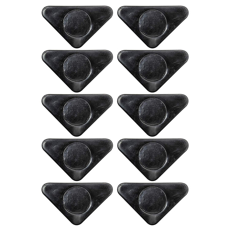 Prescott Plastics 1.5" Inch Angle Ironed Plug Insert (50 Pack), L Shaped End Cap for Metal Tubing, Fence, Glide Insert for Pipe Post and Furniture 50