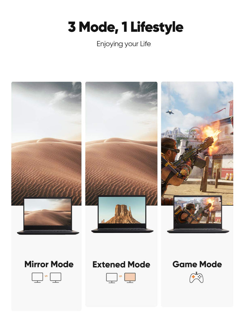 High Speed 4K HDMI Extension Cable 1FT, Highwings 18Gbps Short HDMI 2.0 Extender Cable Male to Female Adapter Braided Nylon Support 3D, 1080P, 2160P for Roku/Fire TV Stick, Google Chromecast 1feet