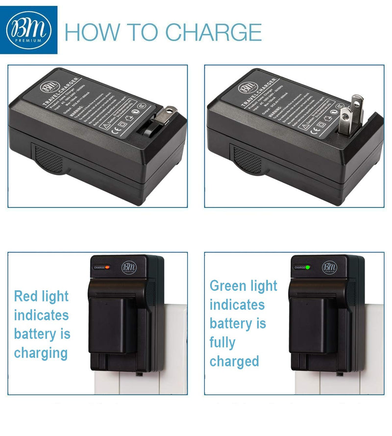 BM Premium BP-718 Battery and Charger for Canon Vixia HFR80, HFR82, HFR800, HFM50, HFM52, HFM500, HFR30, HFR32, HFR300, HFR40, HFR42, HFR400, HFR50, HFR52, HFR500, HFR60, HFR62, HFR600, HFR70, HFR72, HFR700