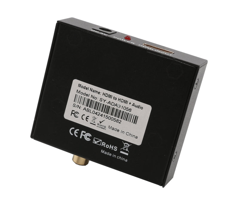 IO Crest Digital HDMI Audio Extractor Converter SPDIF + 3.5MM Output Supports HDCP 2.2, Dolby Digital/DTS Passthrough