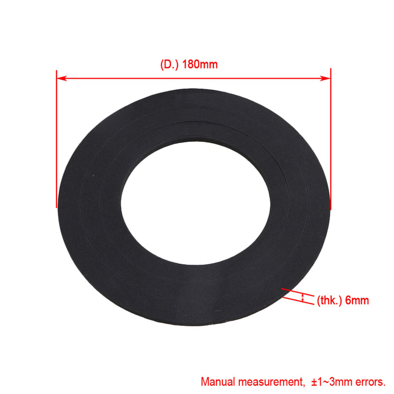 Yibuy Black 4" 5" 6" Bass Drum Adjustable Port Hole Rings and Hole Cutter for Bass Drum Percussion