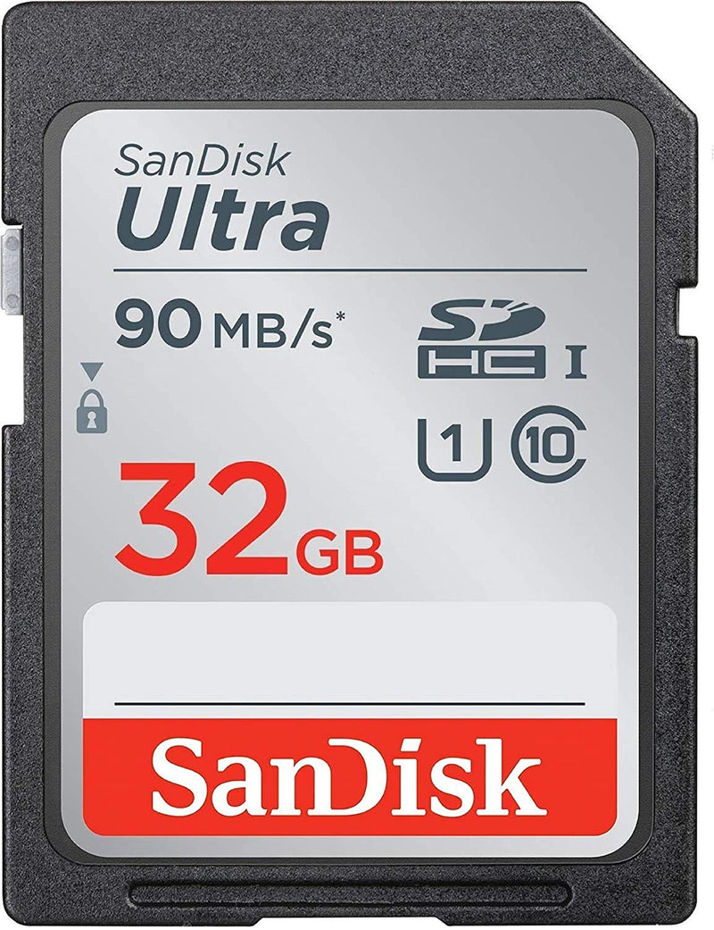 SanDisk 32GB (3-Pack) Ultra SDHC UHS-I Memory Card - SDSDUNR-032G-GN6IM 32 (3-Pack)