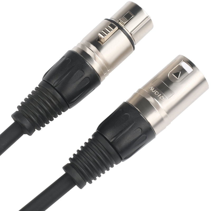 [AUSTRALIA] - Postta XLR Microphone Cable (15 Feet) Male to Female 15FT 1 Pack 