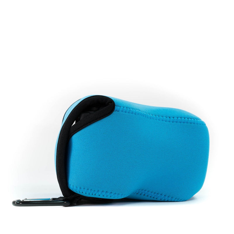 MegaGear ''Ultra Light'' Neoprene Camera Case Bag with Carabiner for Sony Cyber-shot DSC-RX10, Sony Cyber-shot DSC-RX10 II (Blue) Blue
