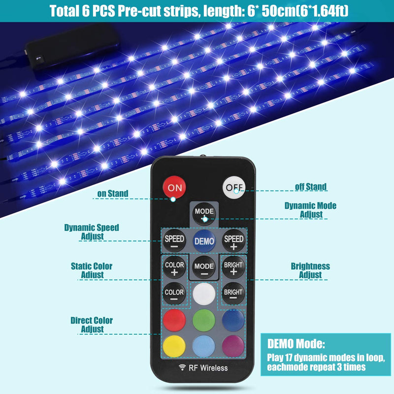 [AUSTRALIA] - USB Led Strip Light with 18-key RF Controller 9.85ft (61.64ft)5050 flexible RGB Strip Light for Home Décor DIY Bedroom TV Backlight 