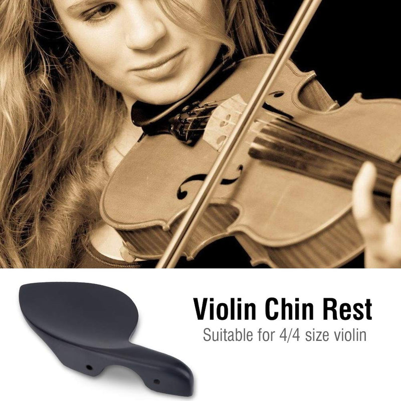 [AUSTRALIA] - Violin Chin Rest with Standard Adjustable Metal Bracket for 4/4 Size Music Instrument Accessory 