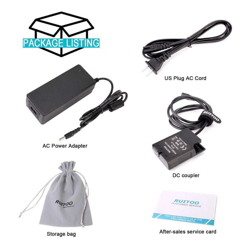 [AUSTRALIA] - RUITOO EP-5A DC Coupler EH-5 AC Power Adapter Supply Charger Kit Replacement for EN-EL14 / EN-EL14A Battery for Nikon D3100 D3300 D3400 D5200 D5300 D5500 D5600 Df，Coolpix P7100 P7700 D7800 Cameras 