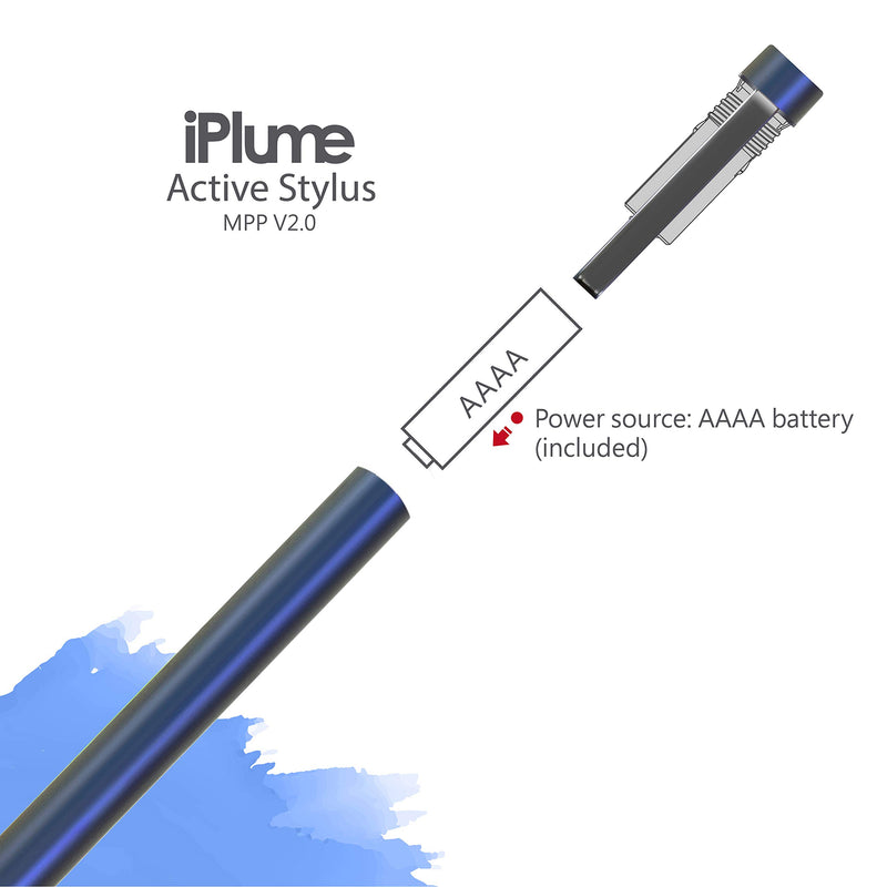 iPlume Stylus, MPP V2.0 for Surface Series and MPP Enabled Devices on Description, Not Compatible with Chrome OS Navy Blue