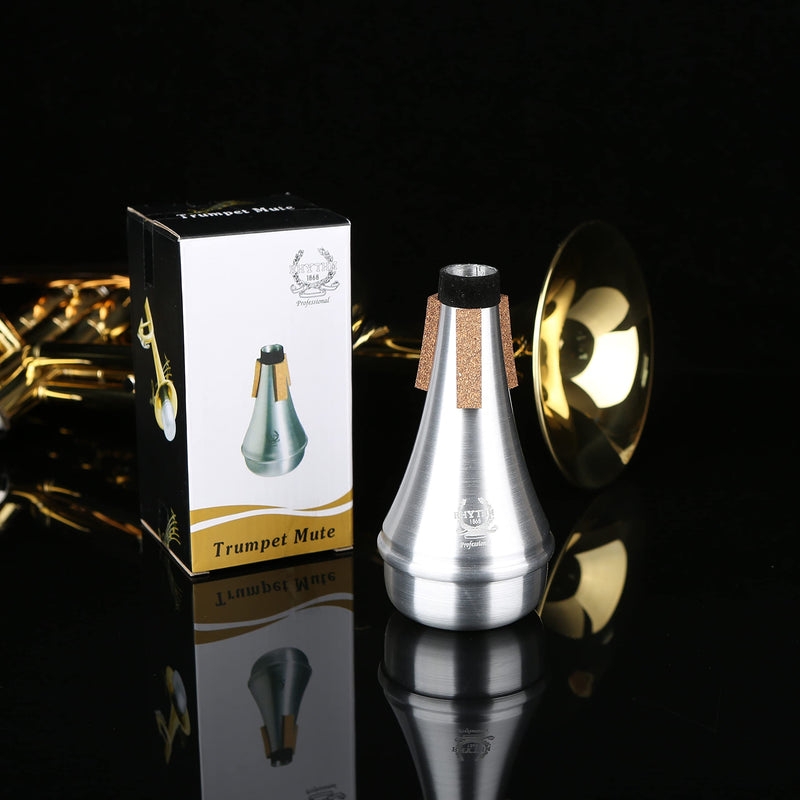 Rhythm Trumpet Mute,Trumpet Mute Silencer,Lightweight Aluminum Trumpet Practice Mute
