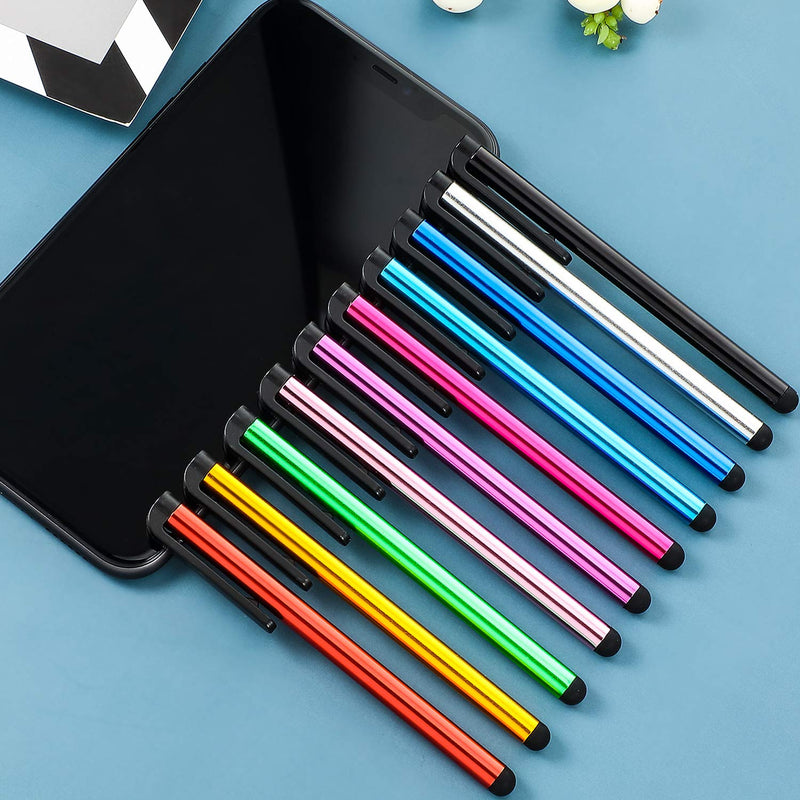 40 Pieces Stylus Pens Capacitive Slim Stylus Pens for Universal Touch Screens Devices, Compatible with iPhone, iPad, Tablet (Multicolor) Multicolor