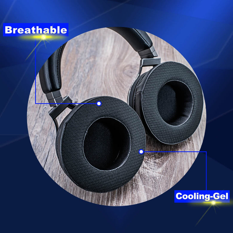[AUSTRALIA] - Virtuoso XT Ear Pads Replacement for Virtuoso RGB Wireless SE XT Headset, Cooling Gel, More - Softer Memory Foam, Added Thickness, Extra Durability by JESSVIT (Virtuoso XT Cooling Gel Earpads Black) Virtuoso XT Cooling Gel Earpads Black 
