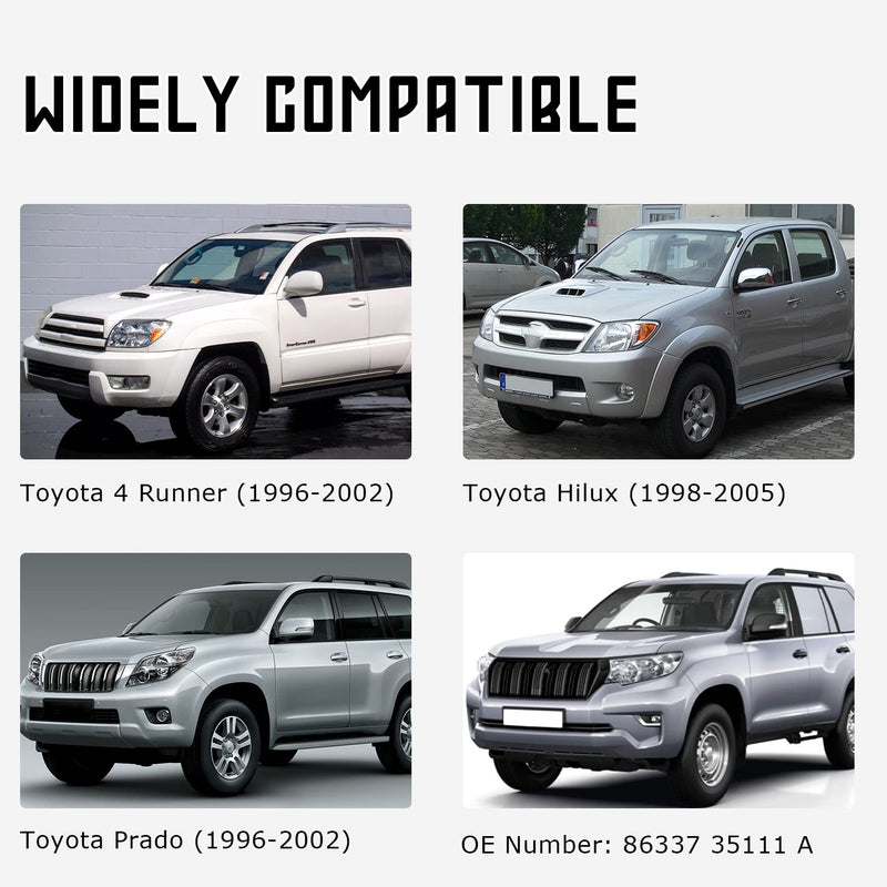[AUSTRALIA] - Tecreddy Power Car Antenna Mast Replacement for Toyota 4 Runner (1996-2002) - Toyota Hilux (1998-2005) - Toyota Prado (1996-2002) 