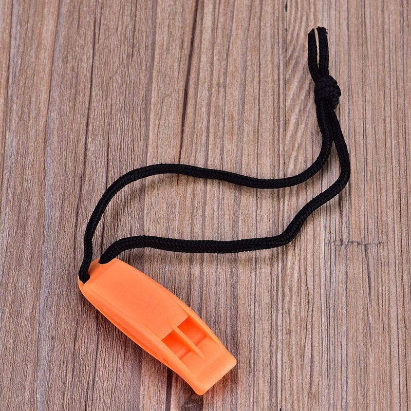 Keenso Whistle, 3Colors Loud Safety Emergency Rescue Whistle for Diving Hiking Camping orange
