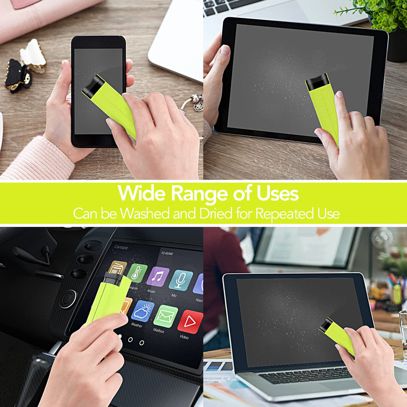 2 Pcs Fingerprint Proof Screen Cleaner,3 in 1Touchscreen Mist Cleaner Spray Wipe Cleaner Fingerprint-Proof Soft Fiber Flannel,Safe for All Phones Glasses Tablet Laptop TV Watch Screens(Green) Green