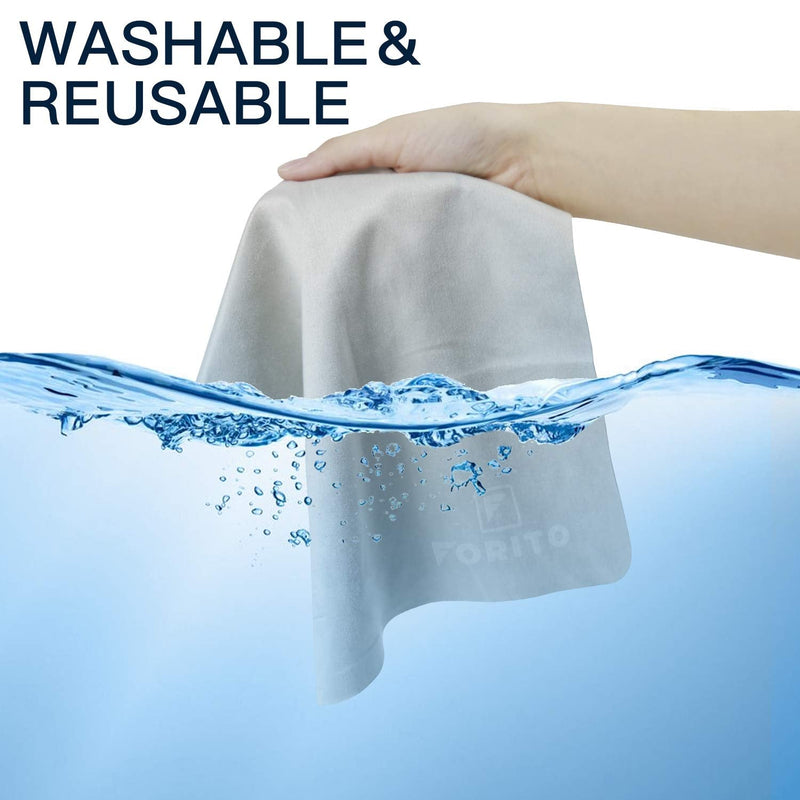 Microfiber Liner Cleaning Cloth 15" with Screen Keyboard Imprint Protection, Compatible with MacBook Pro 15" and 16"