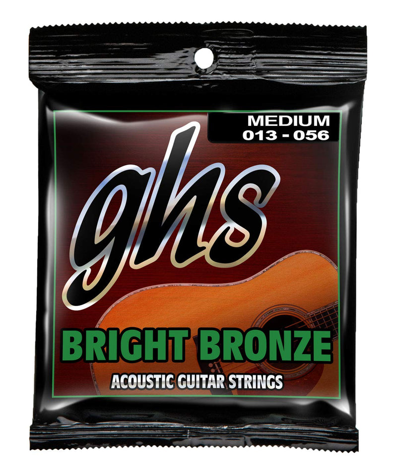 GHS BB40M 13 - 56 Medium Bright Bronze Acoustic Guitar String Set