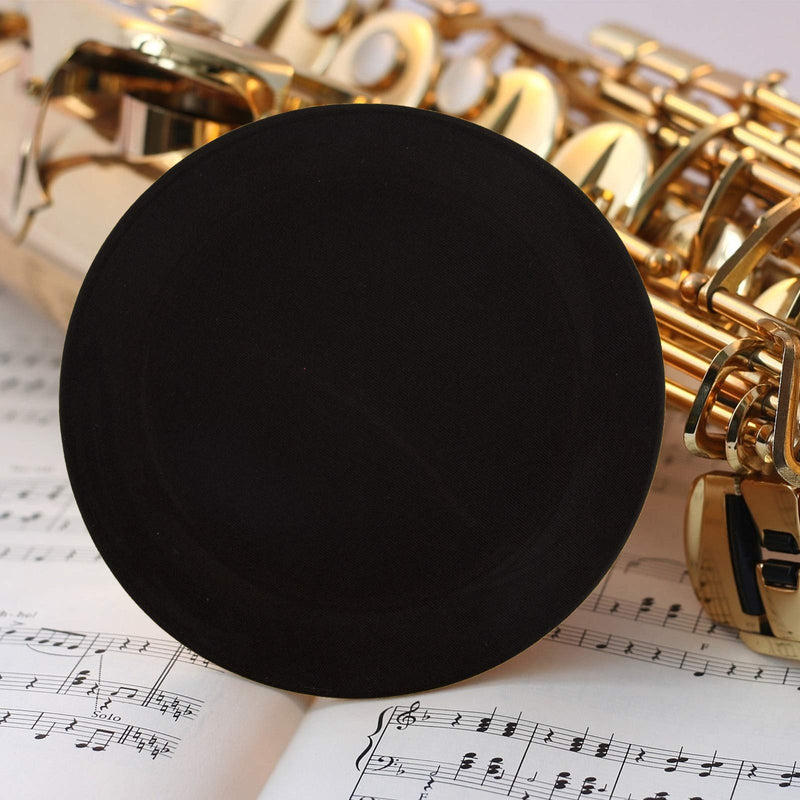 LUTER Tenor Saxophone Bell Cover Alto Sax Instrument Bell Cover for Flugelhorn and Tenor Saxophone for Instrument in 5.7-6.3inch(Black)