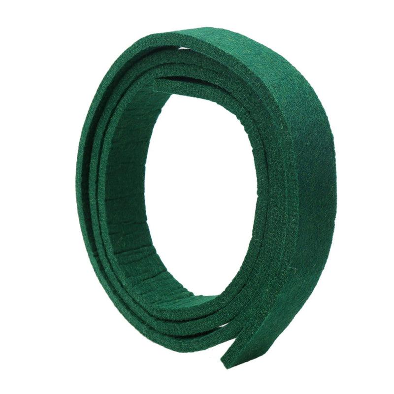 Yibuy Green Spring Rail Felt Strip for Piano Keyboard Replacement 120x2.5cm