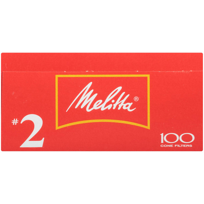 [AUSTRALIA] - Melitta #2 Cone Coffee Filters, White, 100 Count 100 Count (Pack of 1) 